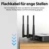 CAT 6 Patchkabel Flach | RJ45 Kabel LAN Ethernet Produktbild-Vorschau 6