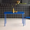 sweeek - Gartentisch aus Stahl für 4 Personen - Elektroblau Produktbild-Vorschau 3