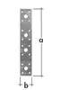 Piastra forata 200 x 35 x 2,50 mm Connettore piatto Anteprima dell’immagine prodotto 1