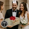 Wiklinowy kosz koszyk piknikowy 4 osób sztućce kieliszki Podgląd zdjęcia produktu 13