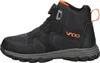 A side view of a black hiking boot with orange accents. Anteprima dell’immagine prodotto