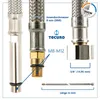 tecuro Sanitärarmaturen Anschlussschlauch M10x1 lang - 3/8 Produktbild-Vorschau 3