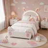 INONEFT Cartoon-Kinderbett 90 x 200 cm, Polsterbett mit Produktbild-Vorschau 1