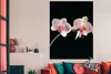 MuchoWow® Poster Orchidee - Blumen - Schwarz - Rosa - Produktbild-Vorschau 2