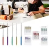 50 aiguilles pour machine à coudre, tige colorée, pointe Voir les images du produit 4