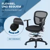 Kancelářská židle Vinsetto, ergonomická kreslící židle, Náhled obrázku produktu 6