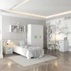 Drehtürenschrank, Kinderkleiderschrank 120 cm Weiß/Weiß, Produktbild-Vorschau 2