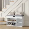 Mondeer Banc à chaussures avec assise, rangement pour Voir les images du produit 10
