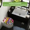 banjado Design WC Sitz Bambus Absenkautomatik - Graffiti - Produktbild-Vorschau 2