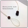 Edelschmiede925 Perlenschmuck modern auf Stahlseil Produktbild-Vorschau 3