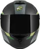 FC-Moto FF114B Casco Zeron, nero opaco/verde, XL Anteprima dell’immagine prodotto 3