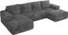 MKS MEBLE Sofa mit Schlaffunktion - Ecksofa mit Produktbild-Vorschau 7