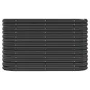 Hochbeet Pulverbeschichteter Stahl 114x40x68 cm Anthrazit Produktbild-Vorschau 3