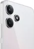 Close-up view of the rear camera module of a white smartphone. Produktbild-Vorschau