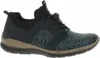 A side view of a blue Rieker sneaker. Voir les images du produit