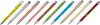 10 Kugelschreiber aus Metall / 10 verschiedene Farben Produktbild-Vorschau 1