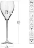 KROSNO Perla Universal bicchieri da vino tulipano, Set di Anteprima dell’immagine prodotto 3