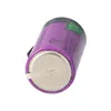 A close-up, top-down view of a single battery against a white background. Produktbild-Vorschau