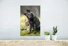 MuchoWow® Poster Wolf - Schwarz - Gras 20x30 cm - Produktbild-Vorschau 5