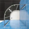 100x100x185cm Duschkabine Runddusche 5mm ESG-Glas Produktbild-Vorschau 2