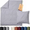 EllaTex Renforcé Bettwäsche 155x200 + 80x80 cm Baumwolle – Produktbild-Vorschau 1