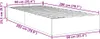 vidaXL Osmanská postel bez matrace růžová 90x200 cm Náhled obrázku produktu 7