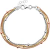 925er Silberarmband tricolor Produktbild-Vorschau 1