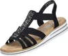 Rieker Keilsandaletten Damen 31373730393531 Schwarz 39 EU Produktbild-Vorschau 1