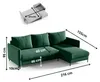 GUTTO Ecksofa BELLISSIMA Schlafsofa Gruen mit Produktbild-Vorschau 7