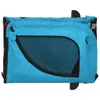 vidaXL Cani da Rimorchio per Biciclette Tessuto Oxford Blu Anteprima dell’immagine prodotto 9