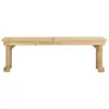 vidaXL Panchina da giardino 140 cm Legno di pino impregnato Anteprima dell’immagine prodotto 1