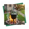 Dutch Oven - Gusseisen Kessel 10 L - mit Füßen und Henkel - Produktbild-Vorschau 3