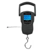 A black digital portable scale with a measuring tape extended from the side. Produktbild-Vorschau