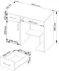 AKORD Furniture Factory IP0PJAYBIA001, Gerade, Rechteckige Produktbild-Vorschau 3