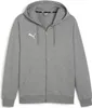 Puma Teamgoal Hooded Sweat Full Zip Kinder - Hellgrau Produktbild-Vorschau 1