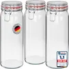 WELLGRO Einmachgläser mit Bügelverschluss rund 2160ml - Produktbild-Vorschau 1