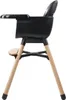 Ding Daily Holz-Kinderstuhl Schwarz DI-926740 Produktbild-Vorschau 3