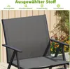 COSTWAY Chaises de jardin, set de 2, chaises de balcon avec Voir les images du produit 5