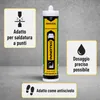 Adesivo sigillante nero, 290 ml, sigillante adesivo, nero Anteprima dell’immagine prodotto 6