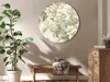 Italienischer Leinwand Rundes Bild - Retro Vintage Flowers Produktbild-Vorschau 2