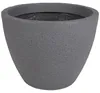 Pot de fleurs gris aspect pierre Pot de fleurs Cache-pot Voir les images du produit 1