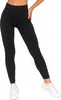 A person wearing black leggings and white sneakers, shown from the waist down against a white background. Produktbild-Vorschau