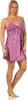 Damen Negligé Satin Nachtkleid Reizwäsche mit Spitze; Produktbild-Vorschau 3