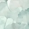 A close-up, abstract view of overlapping ginkgo leaves. Produktbild-Vorschau
