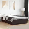 vidaXL Bettgestell Schwarz 150x200 cm Holzwerkstoff Produktbild-Vorschau 2
