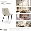 Lot de chaises de salle à manger Monroe aspect velours - Voir les images du produit 7