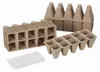 Set da 200 vasetti per semina Relaxdays, con etichette Anteprima dell’immagine prodotto 9