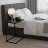 Odkládací stolek Relaxdays, tvar písmene C, sklopná deska, Náhled obrázku produktu 2