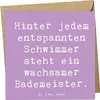 Mr. & Mrs. Panda doppelkarte Spruch Bademeister schützend - Produktbild-Vorschau 1