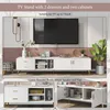 okwish TV-Lowboards für 75 Zoll Fernseher, TV Schrank Produktbild-Vorschau 2